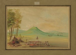 Expedition auf einer Prärie in Texas, April 1686, 1847-48