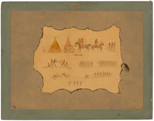 Faksimile eines Cheyenne-Mantels
