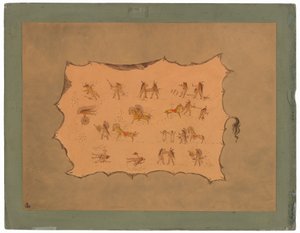 Faksimile des Gewandes von Mah-to-toh-pa - Mandan von George Catlin