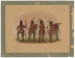 Vier Navaho-Krieger