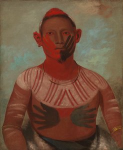 I-o-wáy, Einer von Black Hawks Hauptkriegern, 1832 von George Catlin