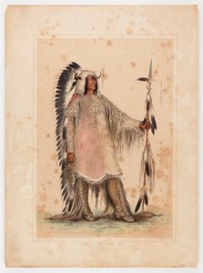 Mah-to-toh-pa, der Mandan-Häuptling von George Catlin