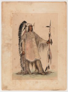 Mah-to-toh-pa, der Mandan-Häuptling von George Catlin