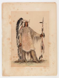 Mah-to-toh-pa, der Mandan-Häuptling von George Catlin