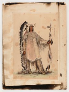 Mah-to-toh-pa, der Mandan-Häuptling von George Catlin