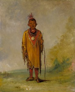 Me-sóu-wahk, Hirschhaar, Lieblingssohn von Kee-o-kúk von George Catlin