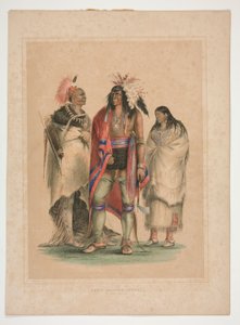 Nordamerikanische Indianer, pl. 1 aus dem Nordamerikanischen Indianer-Portfolio von George Catlin
