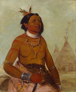 Quáy-hám-kay, Steinschale, ein Tapferer, 1834