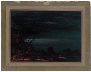 Lachsspeeren - Ottowas von George Catlin