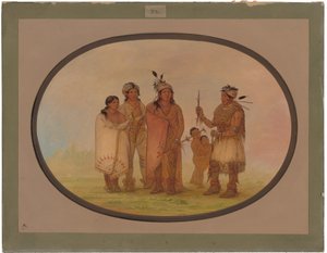 Shawano-Indianer von George Catlin