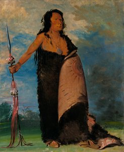 Shoo-de-gá-cha, Der Rauch, Häuptling des Stammes, 1832