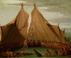 Sioux-Hundefest von George Catlin