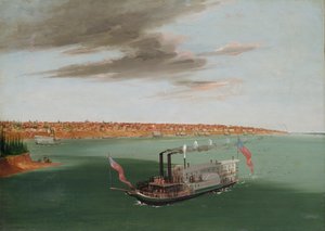 St. Louis vom Fluss aus gesehen, 1832-1833