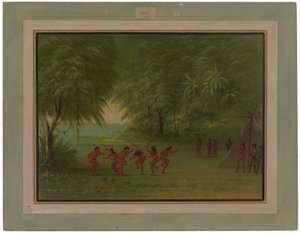 Lager der Tapuya von George Catlin