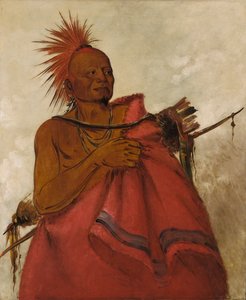 Tcha-tó-ga, Verrückter Büffel, Mörder von zwei weißen Männern von George Catlin