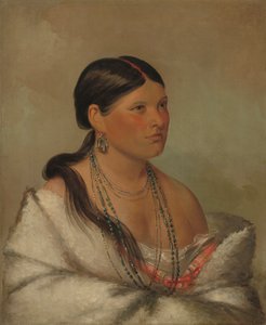 Der weibliche Adler, Shawano, 1830 von George Catlin