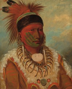 Die weiße Wolke, Häuptling der Iowas, 1844-1845