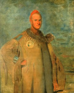 Theodore Burr Catlin, in Indianerkostüm, 1840-1841