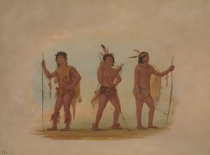 Drei Chaymas-Männer, 1854-1869