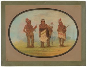 Drei Iowa-Indianer