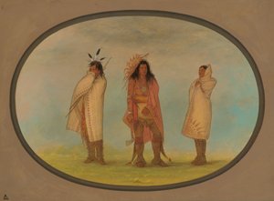 Drei Irokesen-Indianer, 1861-1869