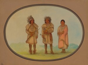 Drei Peoria-Indianer, 1861-1869