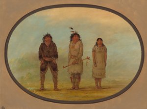 Drei Selish-Indianer