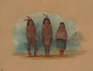 Drei Taruma-Indianer