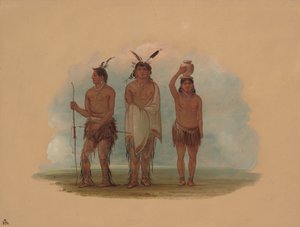 Drei Walla Walla Indianer