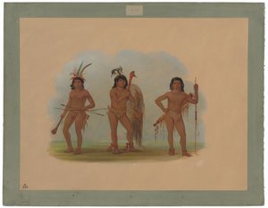 Drei Zurumati-Indianer