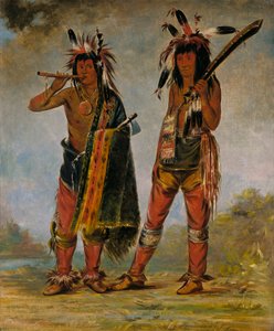Zwei junge Männer von George Catlin