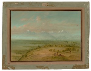 Ansicht der Pampa del Sacramento von George Catlin