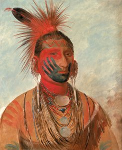 Wash-ka-mon-ya, Schneller Tänzer, ein Krieger, 1844-1845