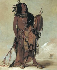 Wún-nes-tou, Weißer Büffel, ein alter Medizinmann von George Catlin