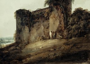 Landschaft mit Ruinen von George Chinnery