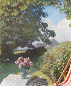 Eine Ecke des Gartens von George Clausen