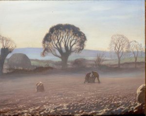Herbstmorgen – Kartoffelernte