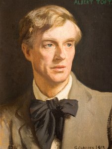 Porträt von Albert Toft 1862-1949, 1913 von George Clausen