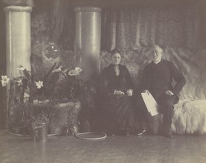 Herr und Frau Charles E. Tiffany im Studio von Louis C. Tiffany, ca. 1890