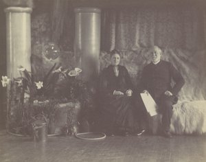 Herr und Frau Charles L. Tiffany im Studio von Louis C. Tiffany, ca. 1890