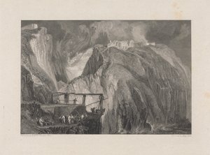 Tintagel Castle, Cornwall von George Cooke