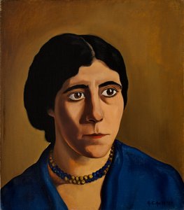 Porträt von Concetta Scaravaglione (1900-75) von George Copeland Ault