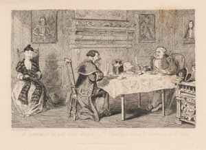 Etwas zu essen und zu trinken von George Cruikshank