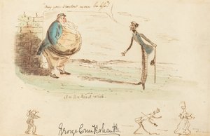 Ein unfreundlicher Wunsch von George Cruikshank