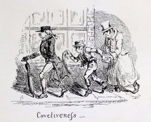 Gier aus Phrenologische Illustrationen, 1826