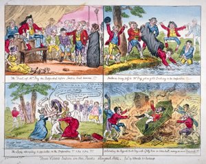 Vier Ansichten in den Parks, 1814