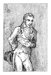 George Cruikshank 1792-1878, englischer Karikaturist und Buchillustrator, 1811 von George Cruikshank