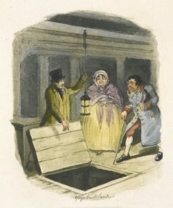 Illustration für "Oliver Twist" von George Cruikshank