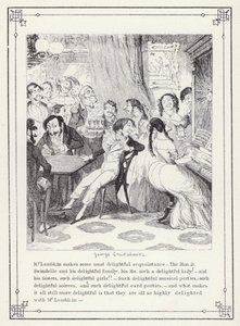 Illustration für Das Buch des Junggesellen, oder Der Fortschritt von Mr. Lambkin (Gent) (Gravur) von George Cruikshank