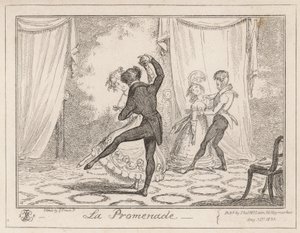 Der Spaziergang von George Cruikshank